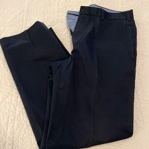 Brooks Brothers Navy Advantage Chino Clark Pants